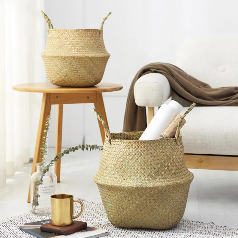 Cesto De Vime Para Jardim