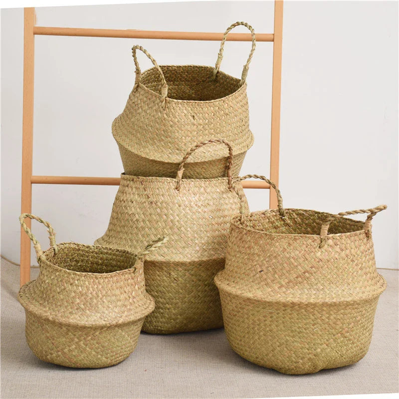 Cesto De Vime Para Jardim