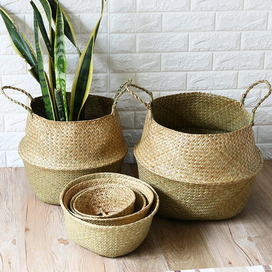 Cesto De Vime Para Jardim