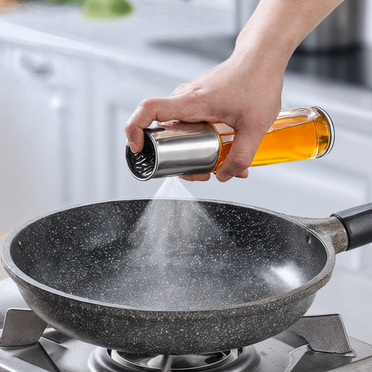 GlassChef™ – Spray Borrifador de Azeite e Vinagre em Vidro 100ml