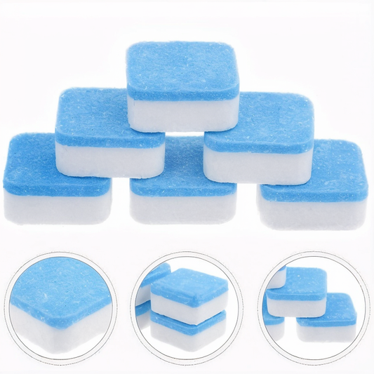 CleanWash™ – Pastilhas Efervescentes para Máquina de Lavar